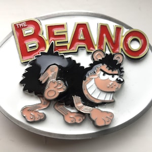Gnasher belt buckle Dennis the menace.