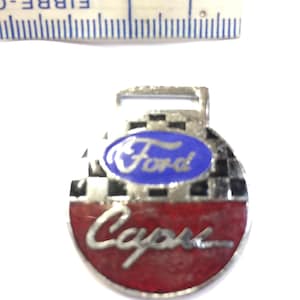 Ford Capri key fob vintage item made in England