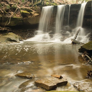 Deerlick Creek Waterfall Photograph - Digital Download