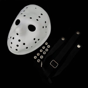 Hockey Mask Jason Part 3 precut blank + straps + chevrons.
