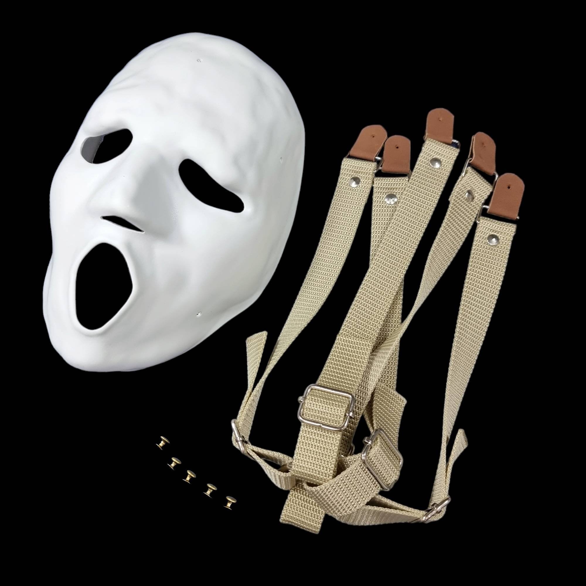 arve Vanding Uforenelig Mask Scream Blank Precut Straps Ghostface Brandon James - Etsy