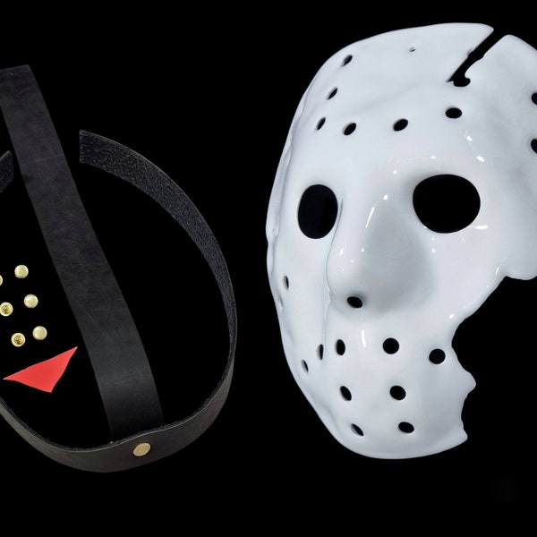 Mask Hockey Part 7 Jason precut blank + straps + Chevrons. Handmade