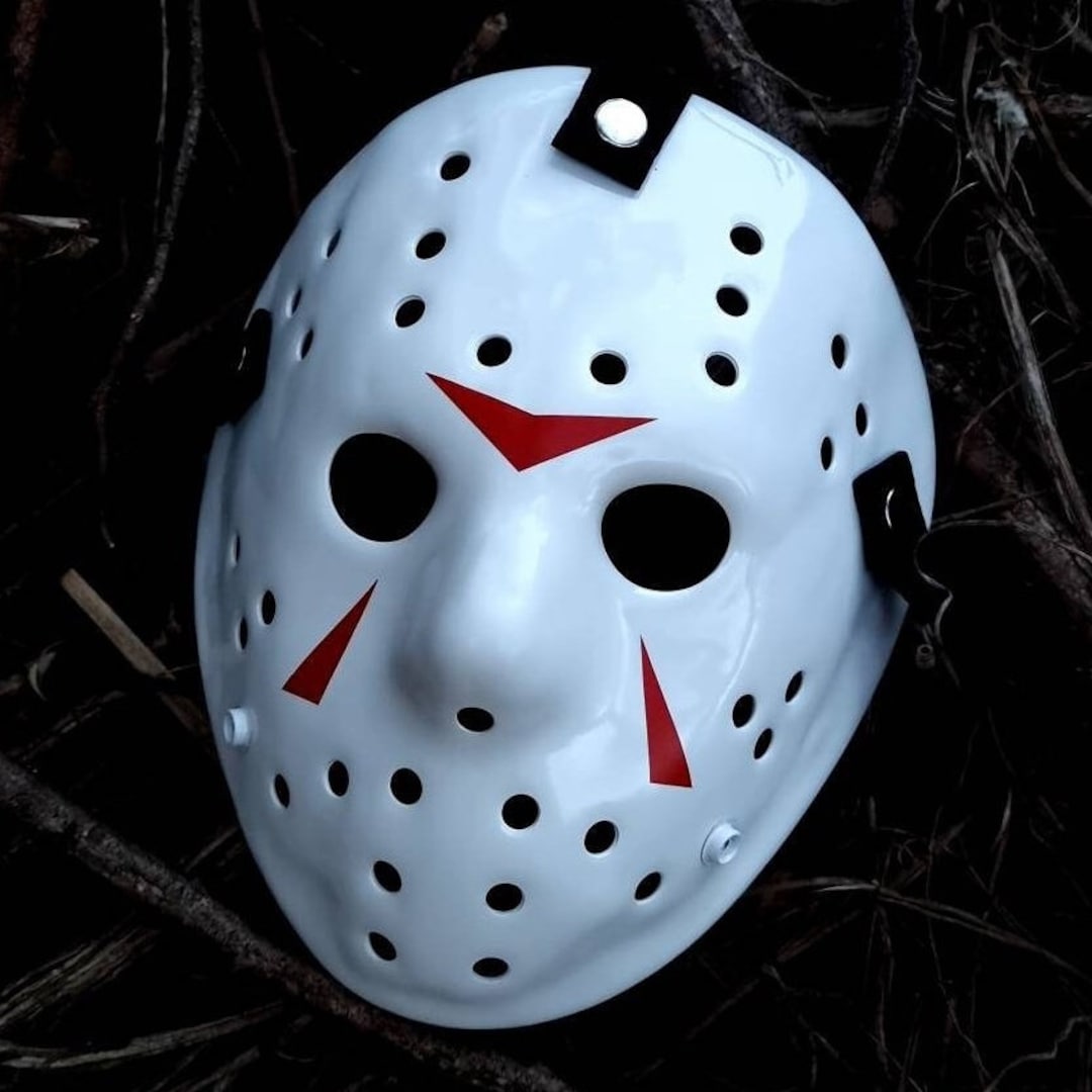 Mask Friday the 13th Jason Voorhees Part 3 Cream White Clean 