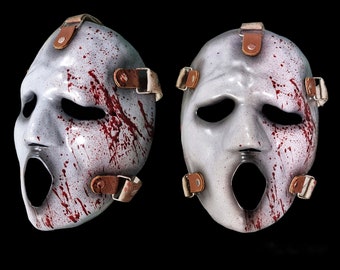 New Exclusive Ghostface Brandon J Bloody Cosplay Collectible Terror Prop Costume Display slasher scream horror mask.