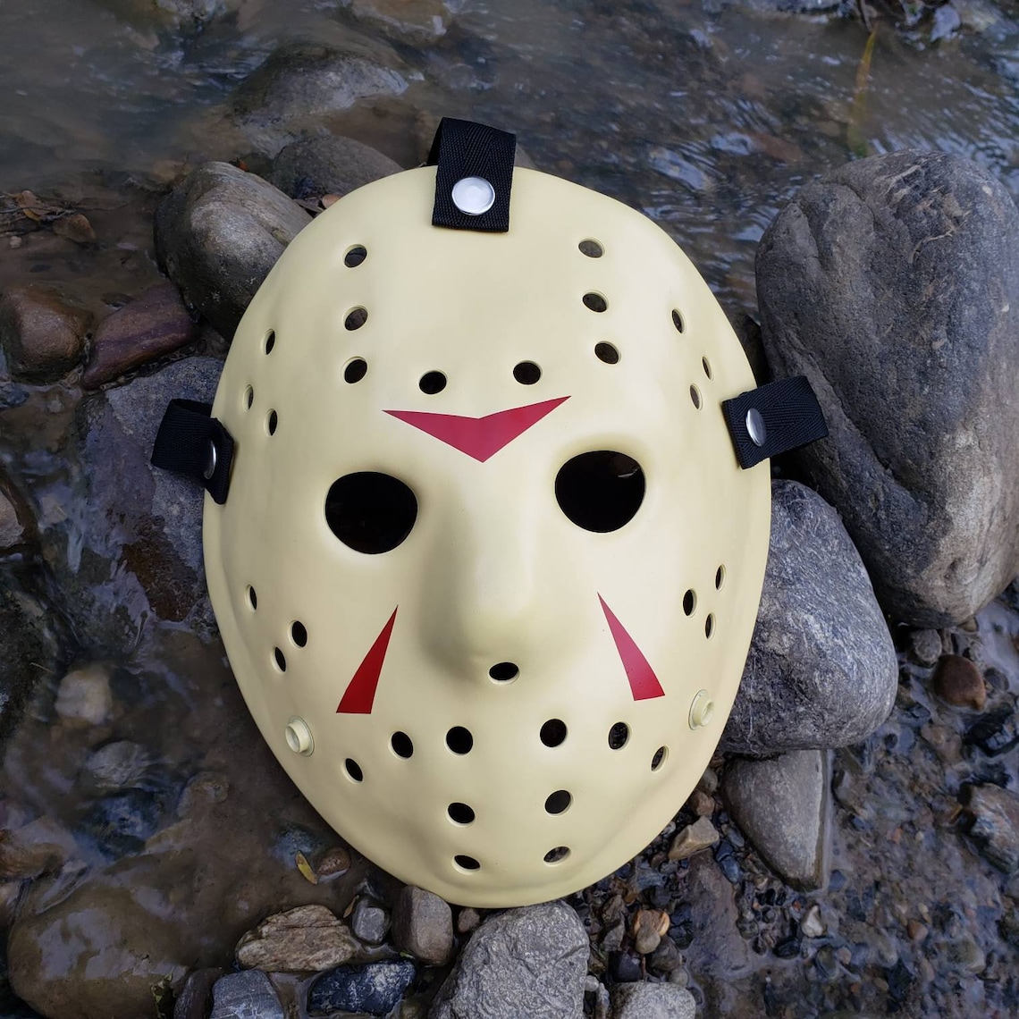 Mask Friday the 13th Jason Voorhees Part 3 Cream White Clean | Etsy