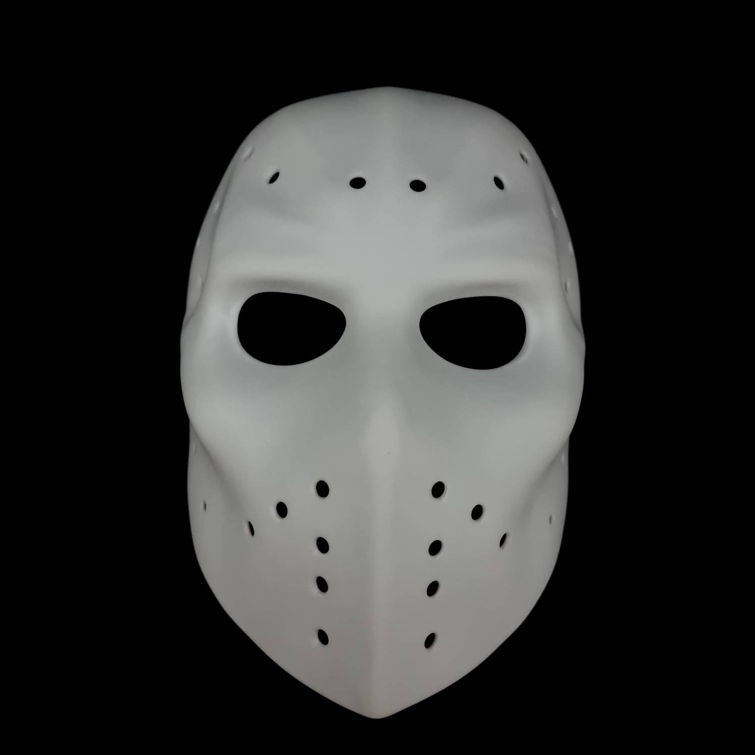 Vintage Franklin 6290 Hockey Goalie Mask Leather Straps Jason 70’s