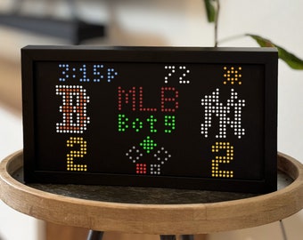 LED Ticker ᴘʀᴏ | Handmade Smart Display with Weather, Sports, Stocks, Cryptos, and more!