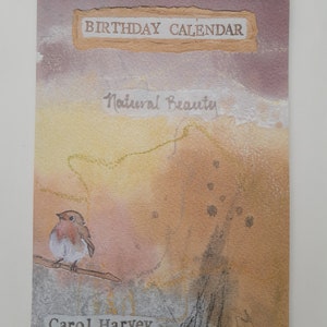 Birthday Calendar - Natural Beauty