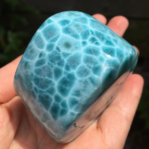 239g high quality Larimar freeform, Larimar stone, Larimar crystal