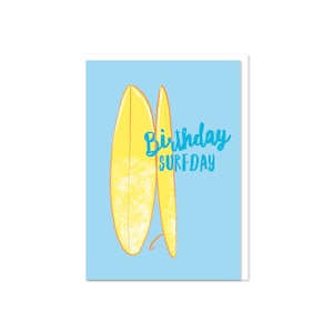 Birthday Surfday Card