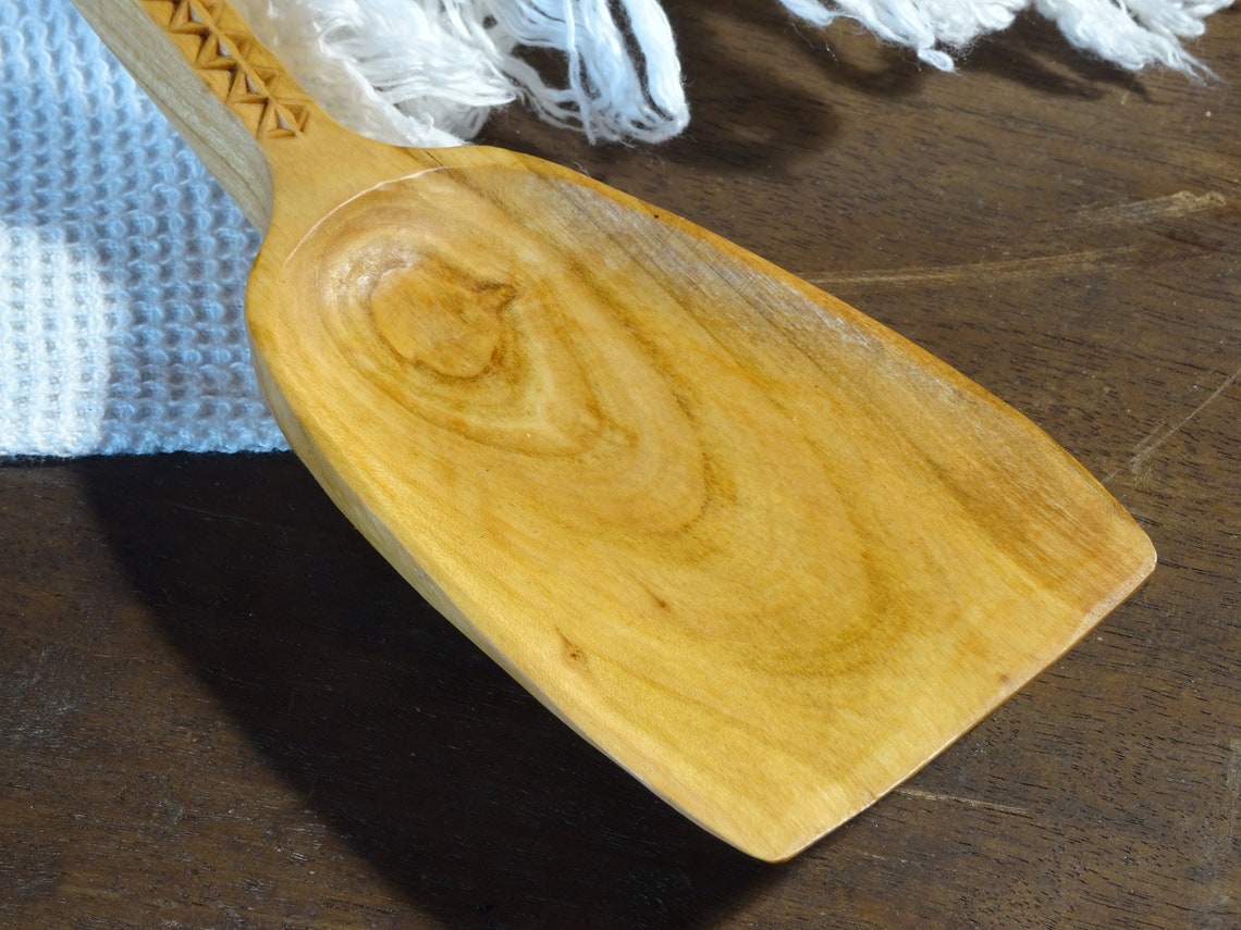 Buy Extra Large Cooking and Serving Spatula, Wooden Spatulas Handmade