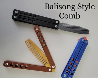 Peine estilo mariposa/ Balisong / Entrenador
