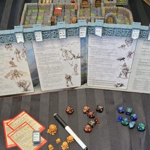 D&D 用の 3D プリントされたイニシアチブ トラッカー