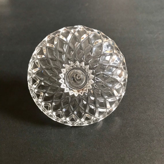 Cut Crystal Vintage Ring Dish - image 2