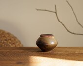 Smoky Earthy Glaze Mini Tea Jar