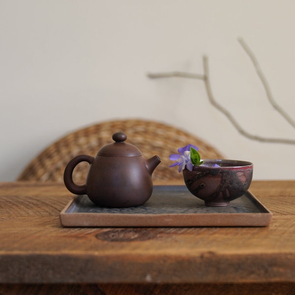 Jianshui Purple Clay Brown Dragon Egg Teapot