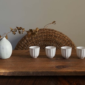 White Glazed Teacup