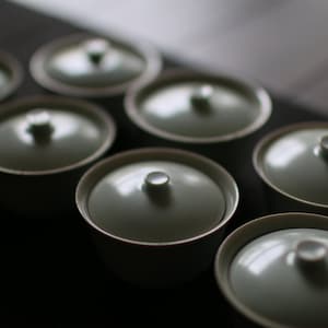 Handmade Mini Eggshell Gaiwan (Mint Green)