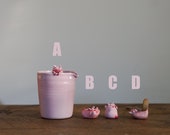 Handmade Pink Mini Flying Pig