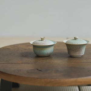 Handmade Matte Light Green Gaiwan