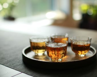 Hammered Glass Cup