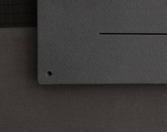 Matte Black Tea Tray