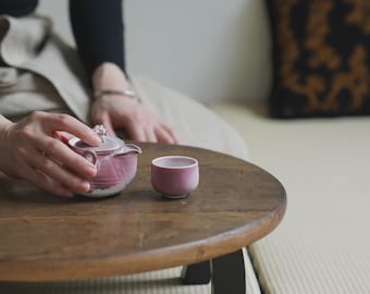 Handmade Pink Spirit Animal Houhin Teapot