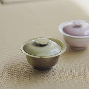Handmade Floral Shape Gaiwan