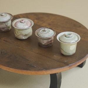 Handmade Light Green Volcano Gaiwan