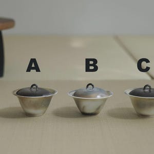 Handmade UFO Smoky Glaze Gaiwan