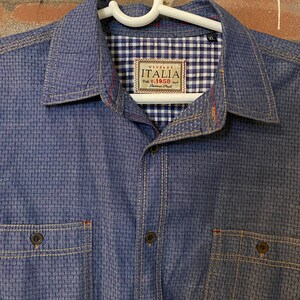 Vintage Italia Denim Button Up image 2