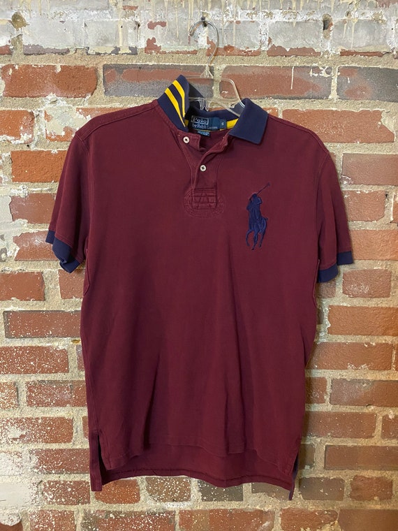 polo shirt with big logo