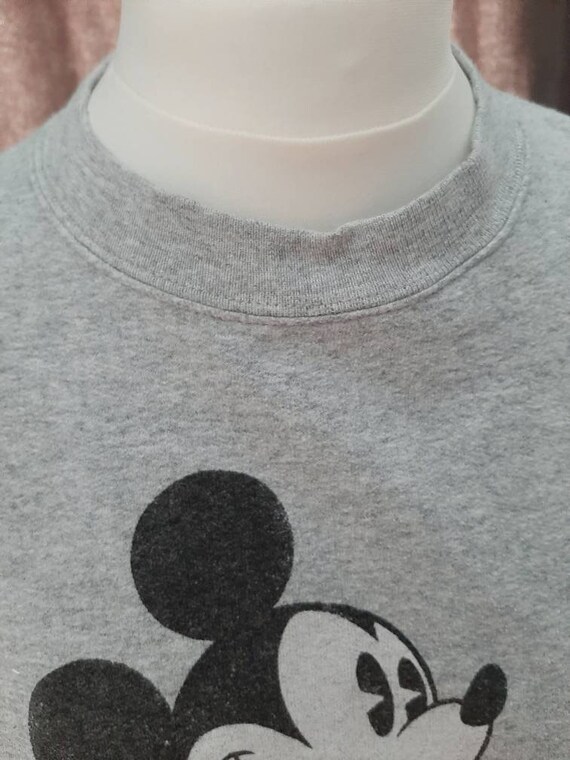 Vintage grey 1990's Walt Disney World grey Sweate… - image 3