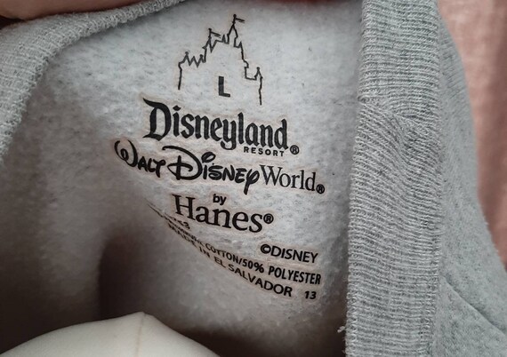 Vintage grey 1990's Walt Disney World grey Sweate… - image 4