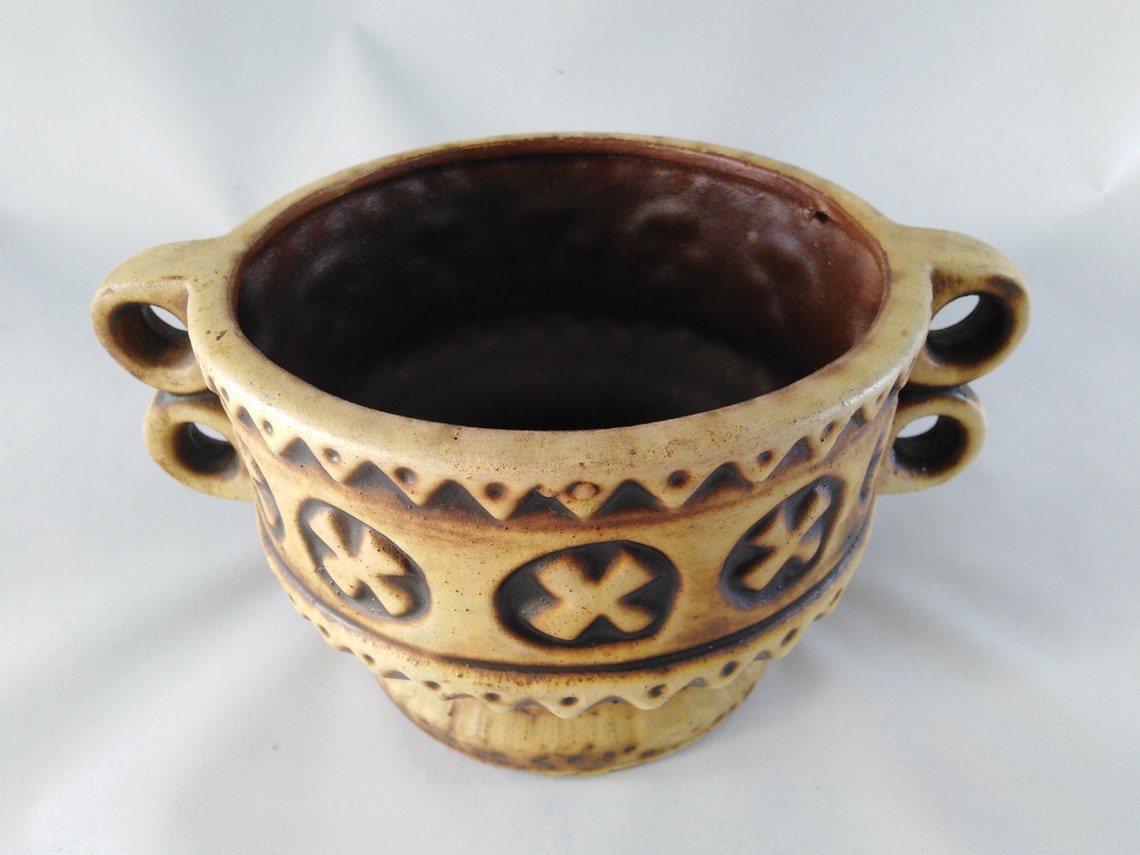 Retro Mid Century West German Bowl Etsy