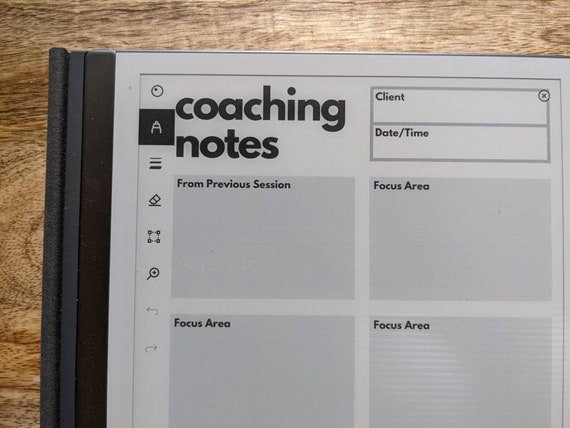COACHING SESSION NOTES reMarkable 1 2 Template Etsy COACHING SESSION NOTES reMarkable 1 2 Template Etsy