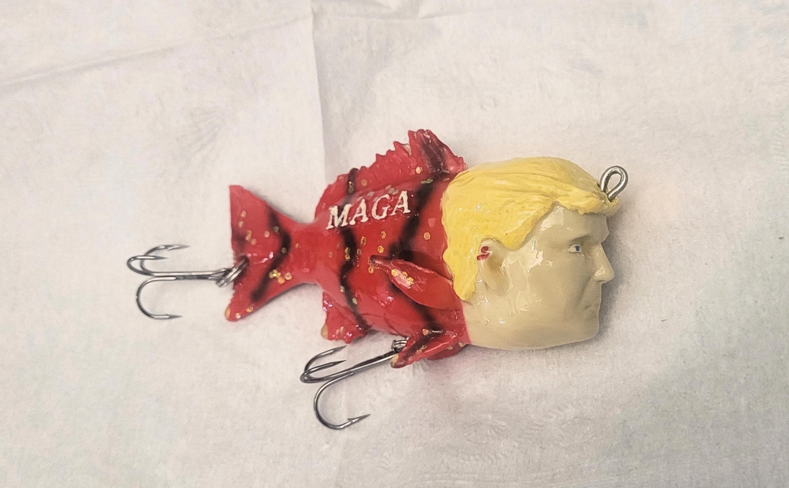 donald trump fishing lure Topwater – Line Cutterz Not texas style TRUMP VS BIDEN FISHING LURE