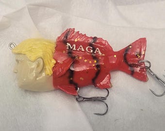 Make Fishing Great Again. Trump Lure. - Etsy Norway