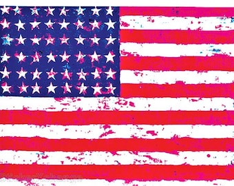 ART STICKER Kozik Flag by Artist Frank Kozik Decal #KZ37
