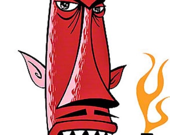 ART STICKER Rum Devil by Artist Shag Decal #SH29 Almost Out!