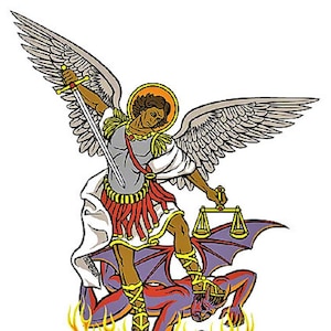 ART STICKER Archangel by Artist Marco Almera Decal #MA1