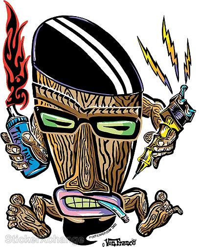 VON FRANCO / SMOKING TIKI シルクスクリーンポスター VON FRANCO / SMOKING TIKI シルクスクリーンポスター VON FRANCO