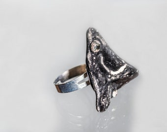 ceramic ring, ceramic gift, unique jewelry, women's gift, rings for women