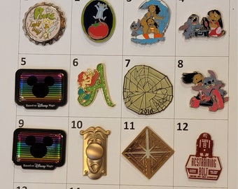 Disney pins Create a lot pins Lilo Stitch Ariel Rainbow Star Wars Hades Tinker Bell Remy Alice Chip Dale