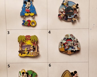 Disney pins Create a lot pins Mickey Mouse Paris Castaway Cay Cruise Aulani Duffy