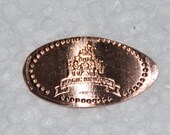 Walt Disney World Magic Kingdom Cinderella CASTLE pressed elongated smashed penny jewelry making