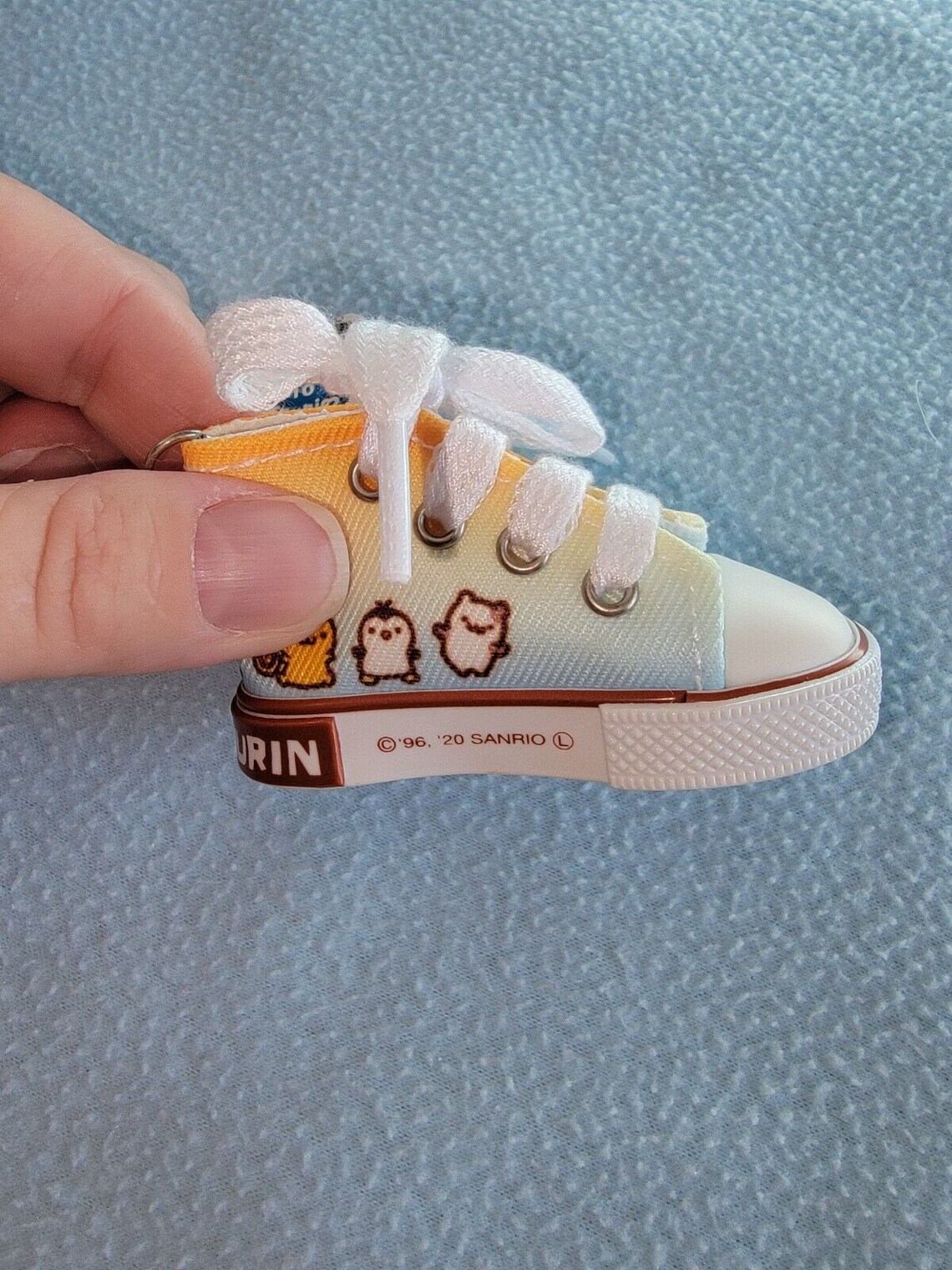 Pompompurin Mini Sneaker Tennis Shoe Keychain Sanrio Japan Etsy