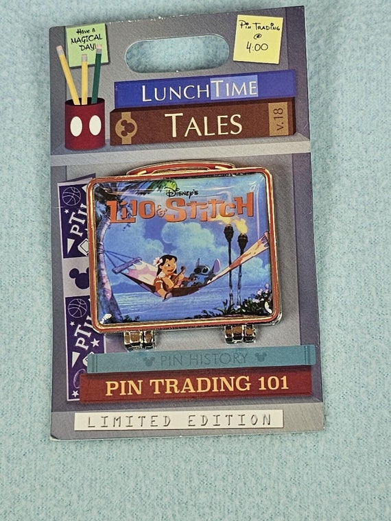 Box lunch Lilo and stitch striped light green cropped… Gem