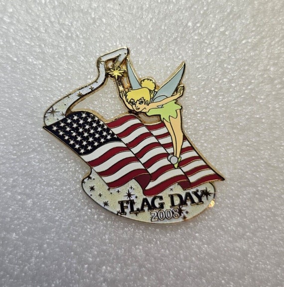 Disney Pin 61556 Flag Day - Tinker Bell - image 2
