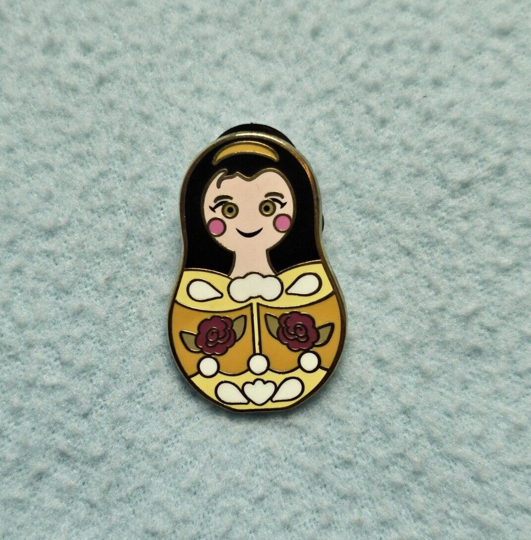 Disney Mystery Pin Nesting Dolls Beauty & the Beast Princess Etsy